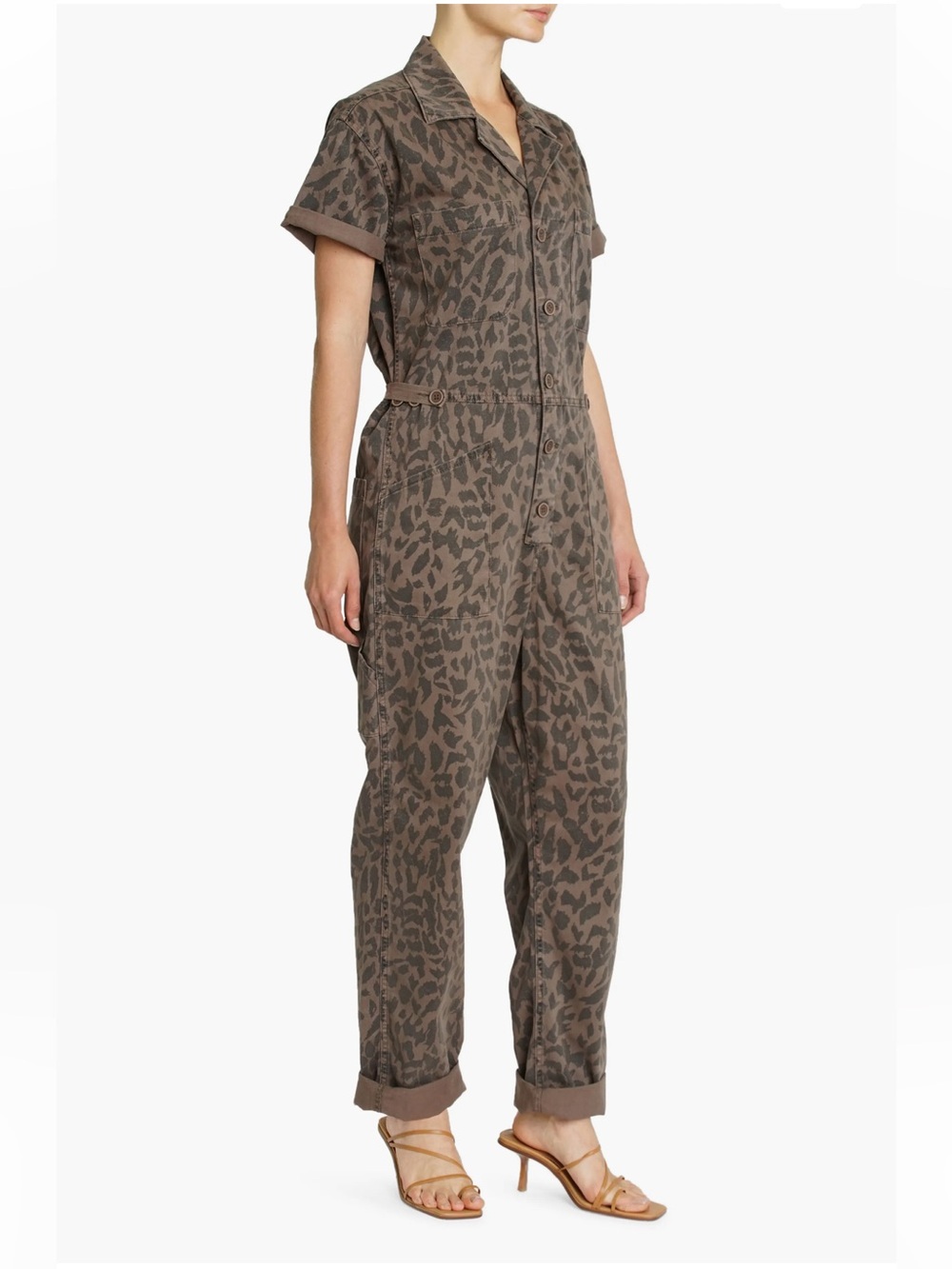 Pistola Grover Jumpsuit Jagged Leopard Size Small - Picture 3 of 12